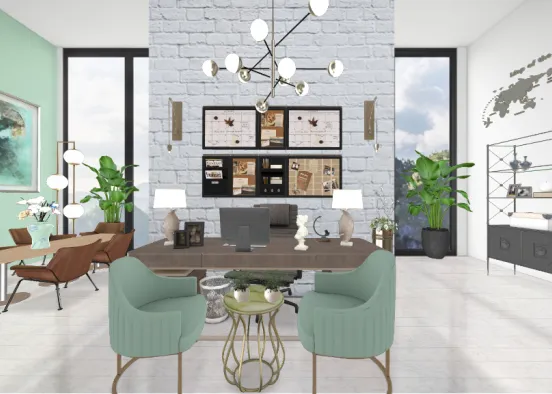 # Officeroom Design Rendering