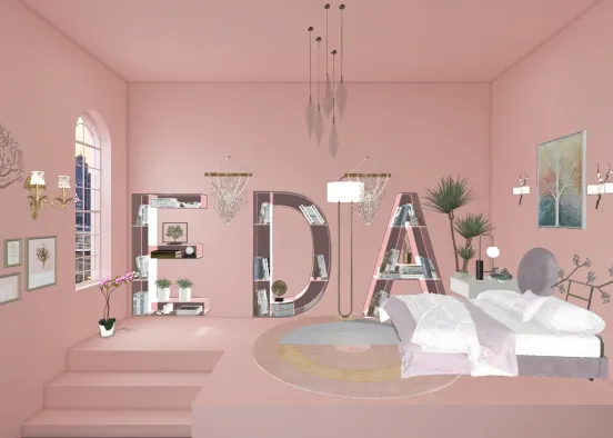 # Bedroom Design Rendering
