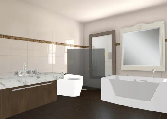 my dream bathroom Design Rendering