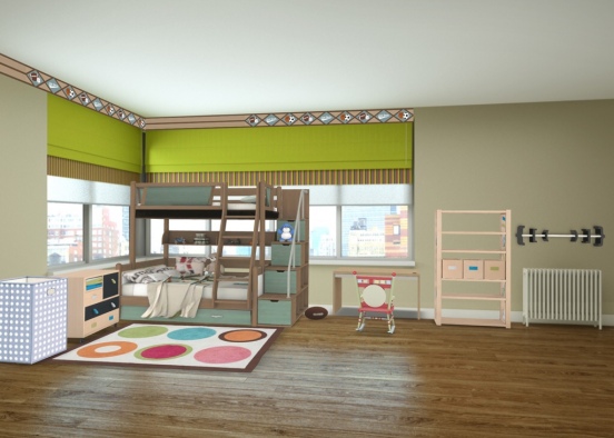 Kids Bedroom! Design Rendering