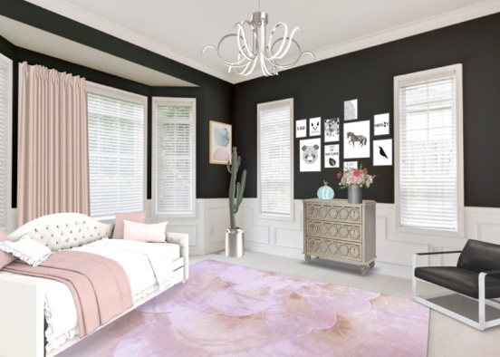 glam bedroom 👑 Design Rendering