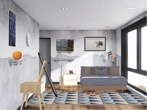 City Condo Bedroom