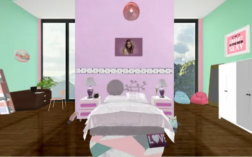 Habitación para adolescente mujer 