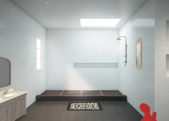 salle de bain  Design Rendering