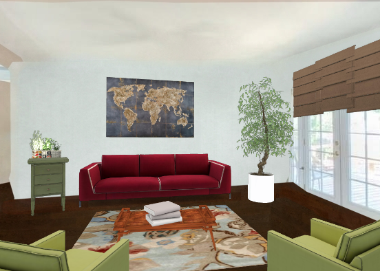 Mikes living room Design Rendering