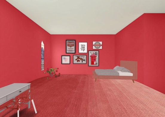 RED ROOM Design Rendering