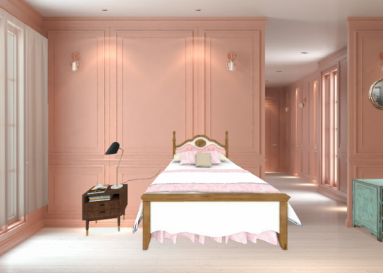 Isabella`s bedroom  Design Rendering