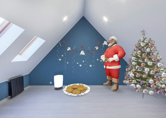 Santa clause is  coming to town Design Rendering