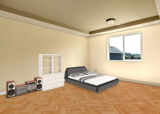 stereo bedroom  Design Rendering