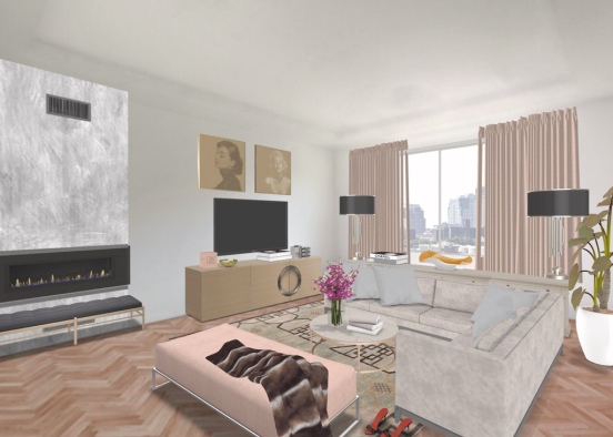 living room Lysa  Design Rendering