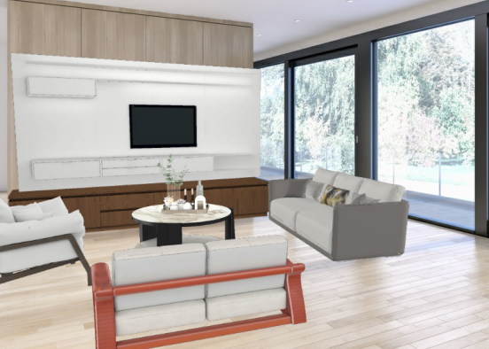 Kennedy's living room  Design Rendering