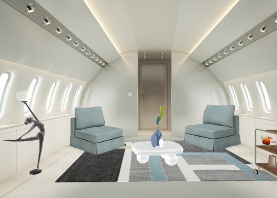Avión privado ✈️ Design Rendering