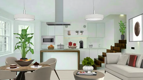 Comedor moderno apartamento 
