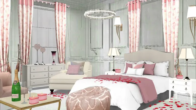 Dormitorio romántico 