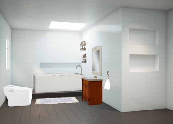 Salle de bain magnifique Design Rendering