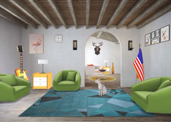 Living room design 😇 Design Rendering