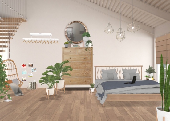 cozy bedroom ☺️☕️ Design Rendering