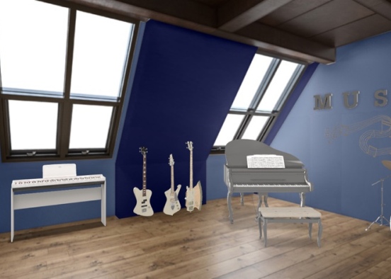 Music room! Design Rendering