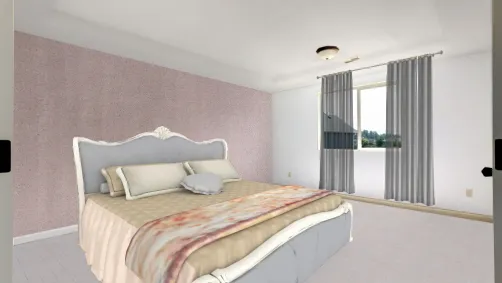 Quarto cabeceira cinza