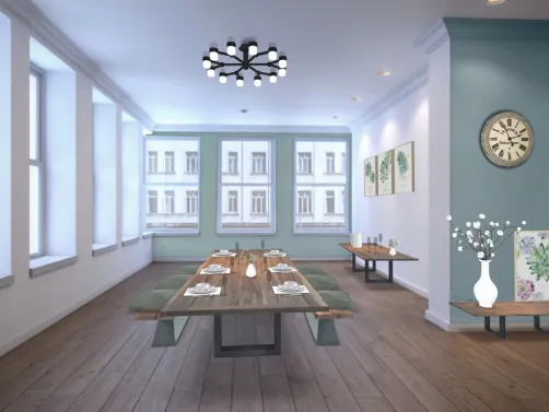 #Green Dining Room