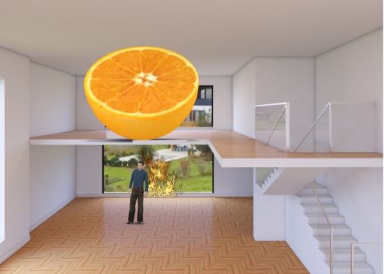 ATTENTION à l’orange géante 😱 Design Rendering