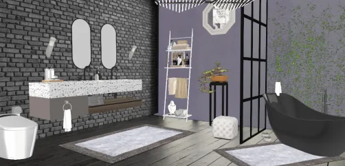 Gray Bathroom