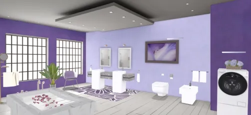 purple bathroom 💜
