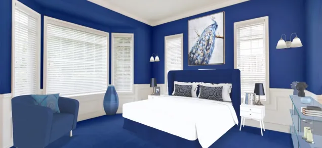 Blu bedroom 💙