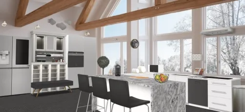 grey kitchen 