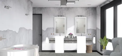 grey bathroom 