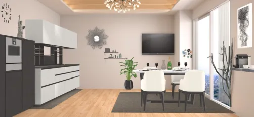 grey kitchen 