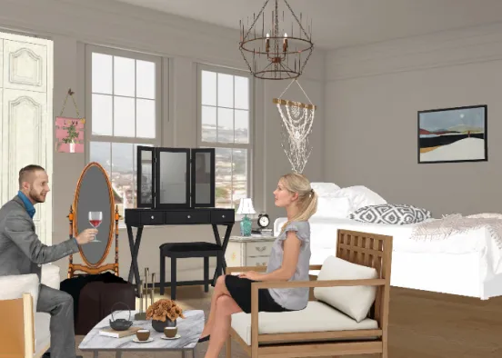 Sweet living room 😍😍✨ Design Rendering