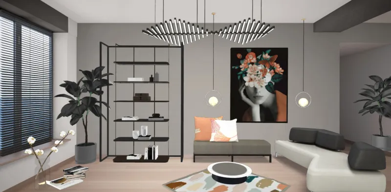 Lo esencial — una cocina minimalista con gabinetes mate, electrodomésticos integrados y encimera táctil de piedra