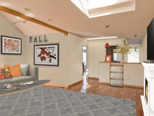 fall living room