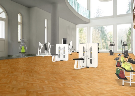 the hopemans workout room Design Rendering