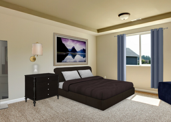 Bedroom vibes Design Rendering