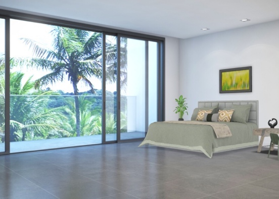 Hawaii Guest Room!! 🌴❤️ Design Rendering