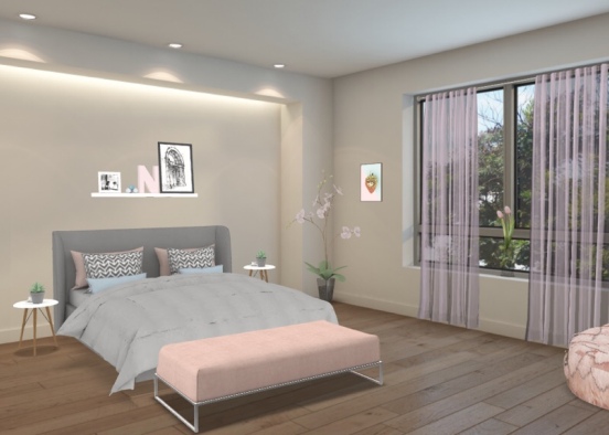 Pretty In Pink Teen Bedroom!! 🌸💗🎀💖🌺🌷 Design Rendering