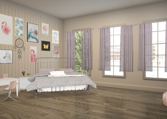 Tween Bedroom! 💗🌸 Design Rendering