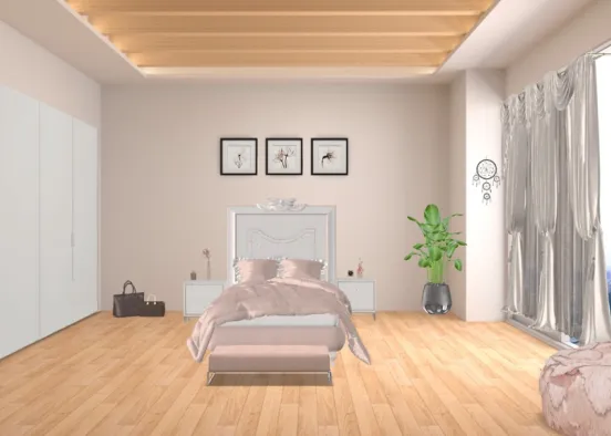 Girls Bedroom!  Design Rendering