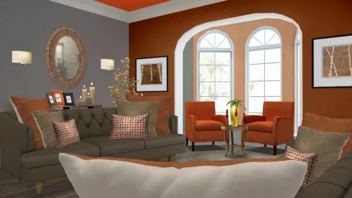 🌻Rustic living room🌾 