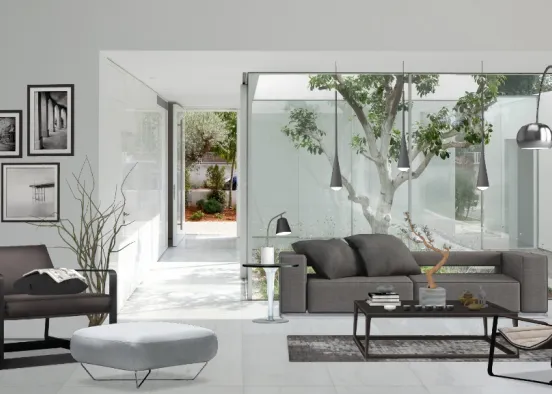 Modern Style~Living room Design Rendering