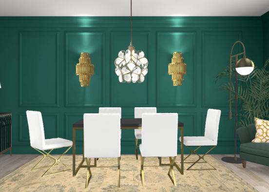 ~Green and gold~ Design Rendering
