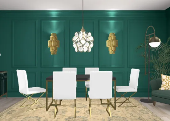 ~Green and gold~ Design Rendering