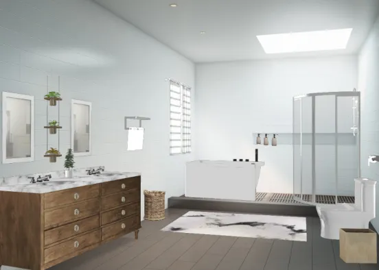 Bathroom 1 Design Rendering