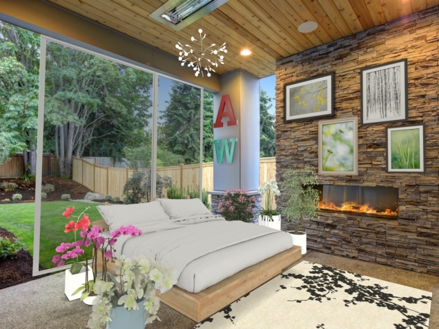 Planty Outdoor Bedroom