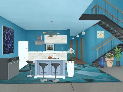 Blue Kitchen