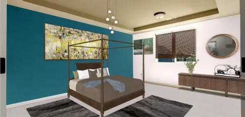 Simple bed room decore #dreamhome