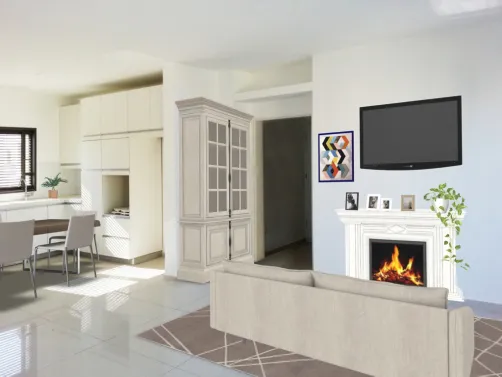 Kitchen+living room