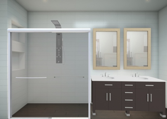 Salle de bain studio ✌🏻 Design Rendering